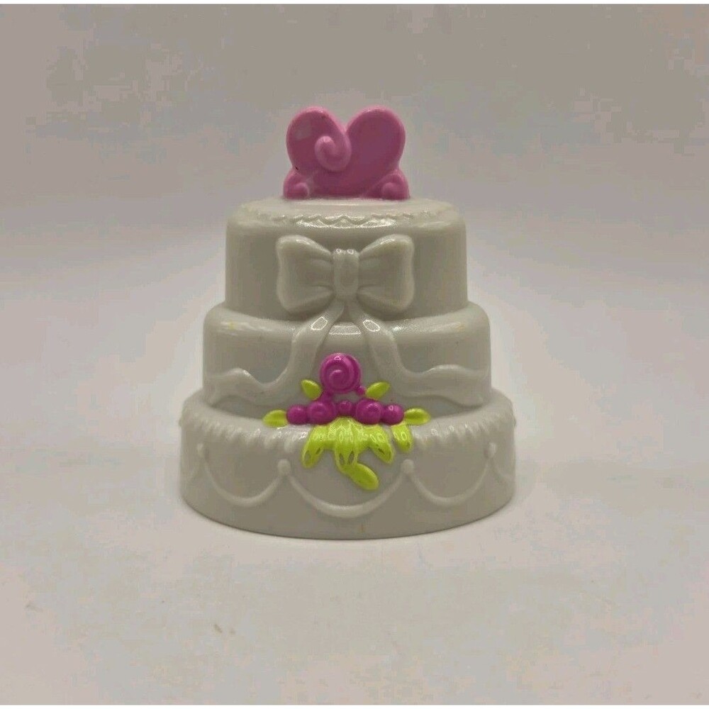 Vintage 2008 Fisher Price Little People Wedding Cake Royal Garden Wedding